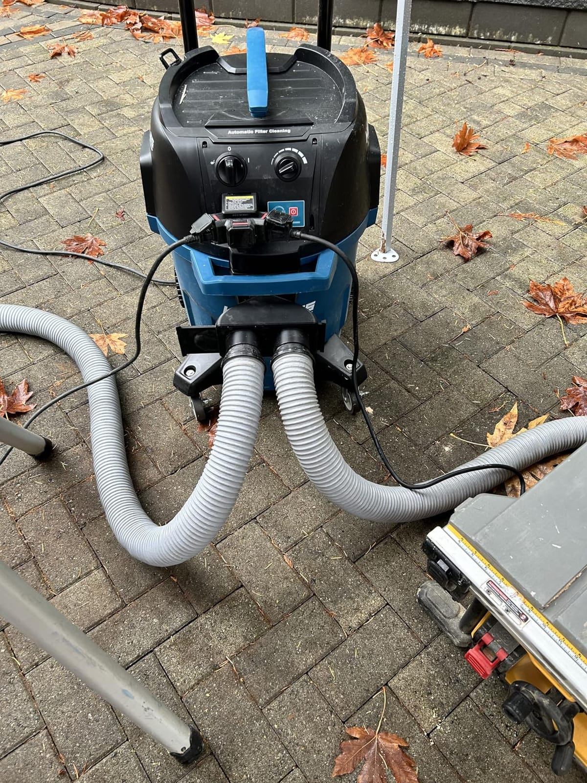 Jmoe USA 2.5 Inch Shop Vac Y Connector Splitter With Individual Blast Gates | Dust Collection Hose Splitter | Fits Ridgid, Craftsman, and Most Wet Dry Vacuums | PATENT PENDING customer photo 2