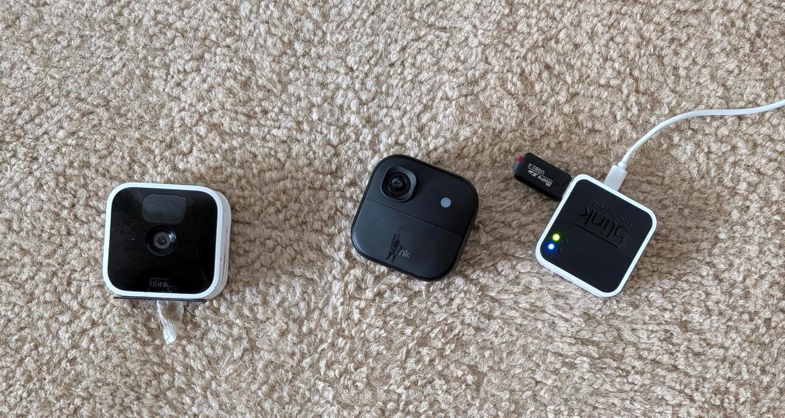 Blink Outdoor 2K+ (newest model) — Wireless smart security camera, 2K video resolution, enhanced audio, two-year battery. Sync Module Core included — 1 camera system (Black) customer photo 1