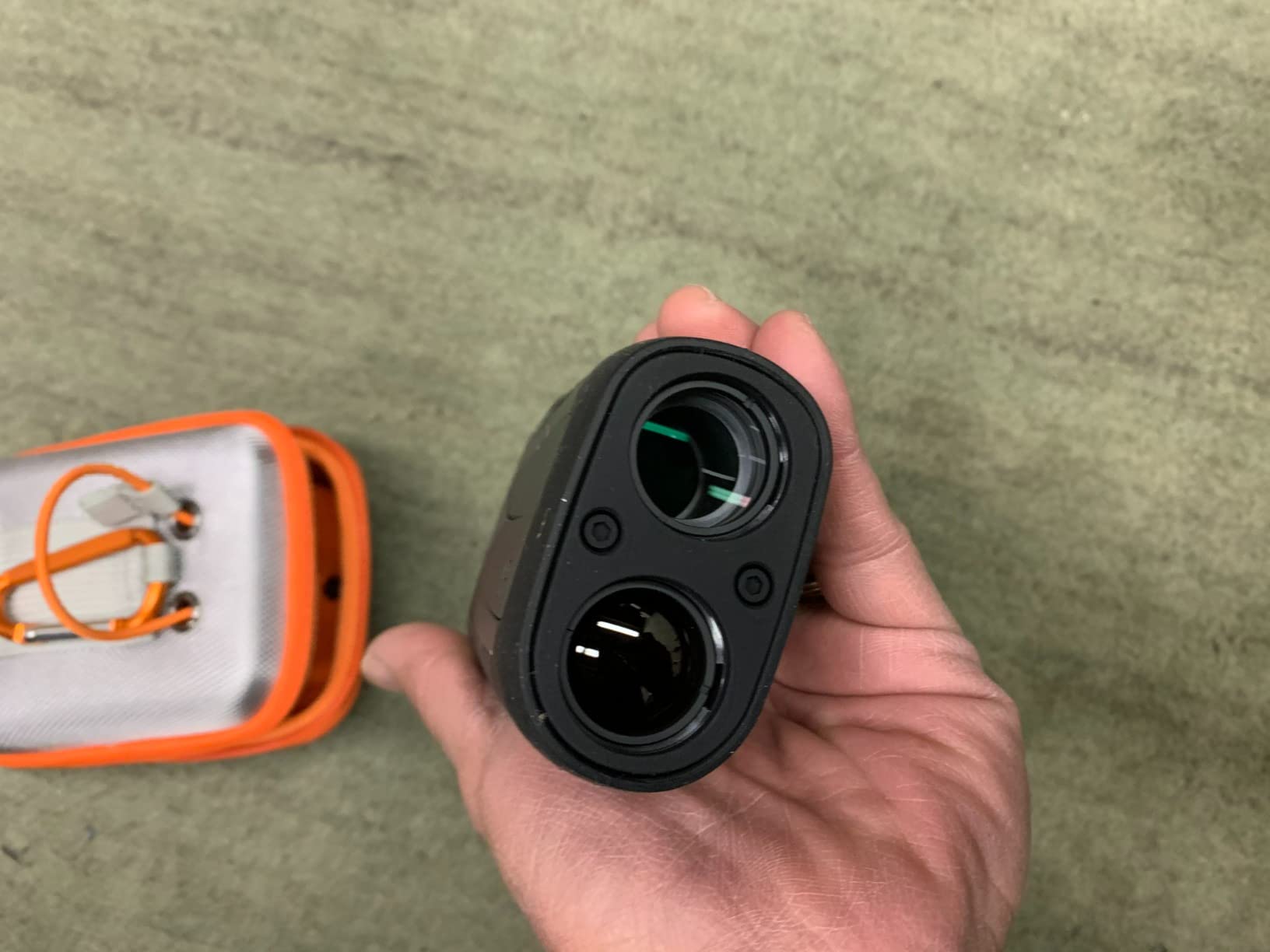 AI Golf Rangefinder with Smart Slope, 2000 Yards Laser Range Finder 7.5X Magnification, 0.1s Flag Pole Locking Vibration, Magnetic Mount - MILESEEY GenePro S1 customer photo 1