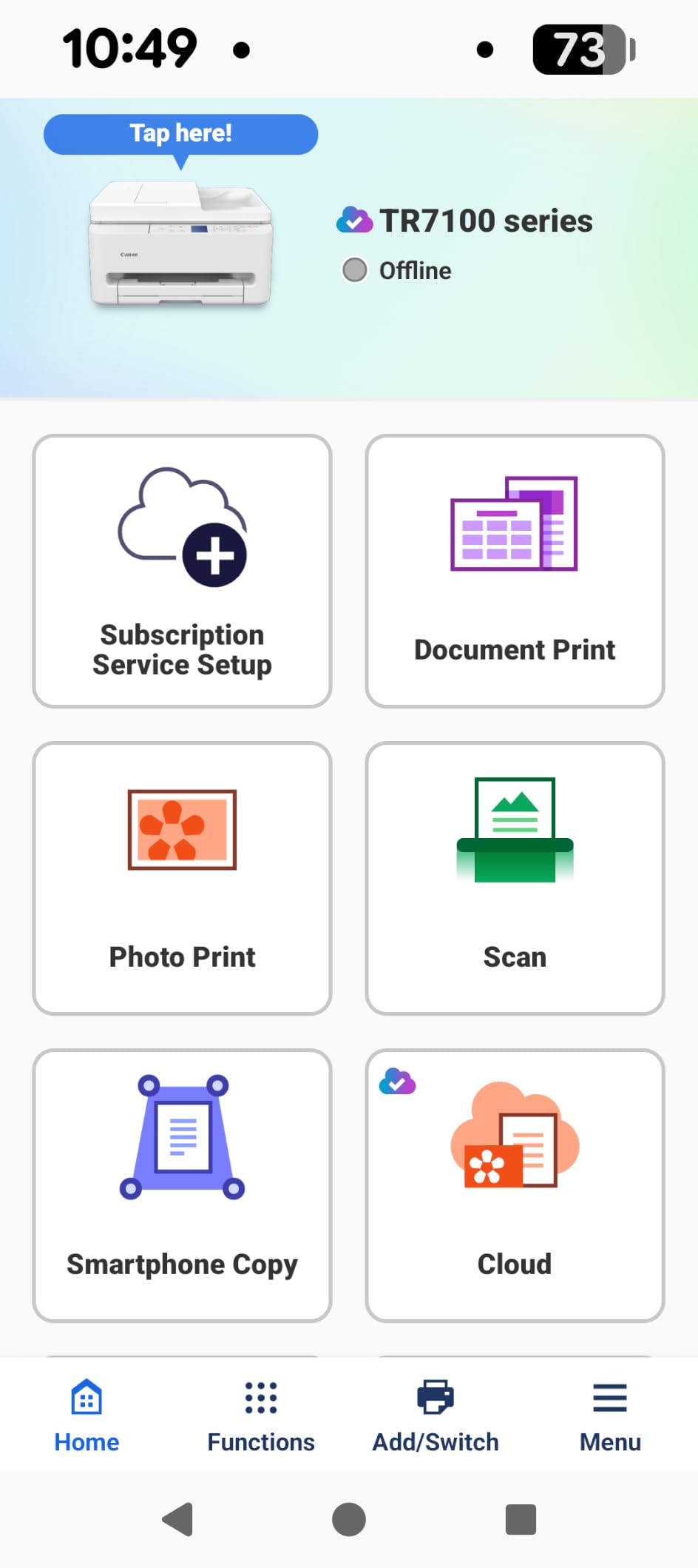 Canon PIXMA TR7120 Wireless Color Inkjet Printer, Duplex Printing, White – Home Printer with Copier/Scanner, Auto Document Feeder, Compact Design, Intuitive Control Panel customer photo 2