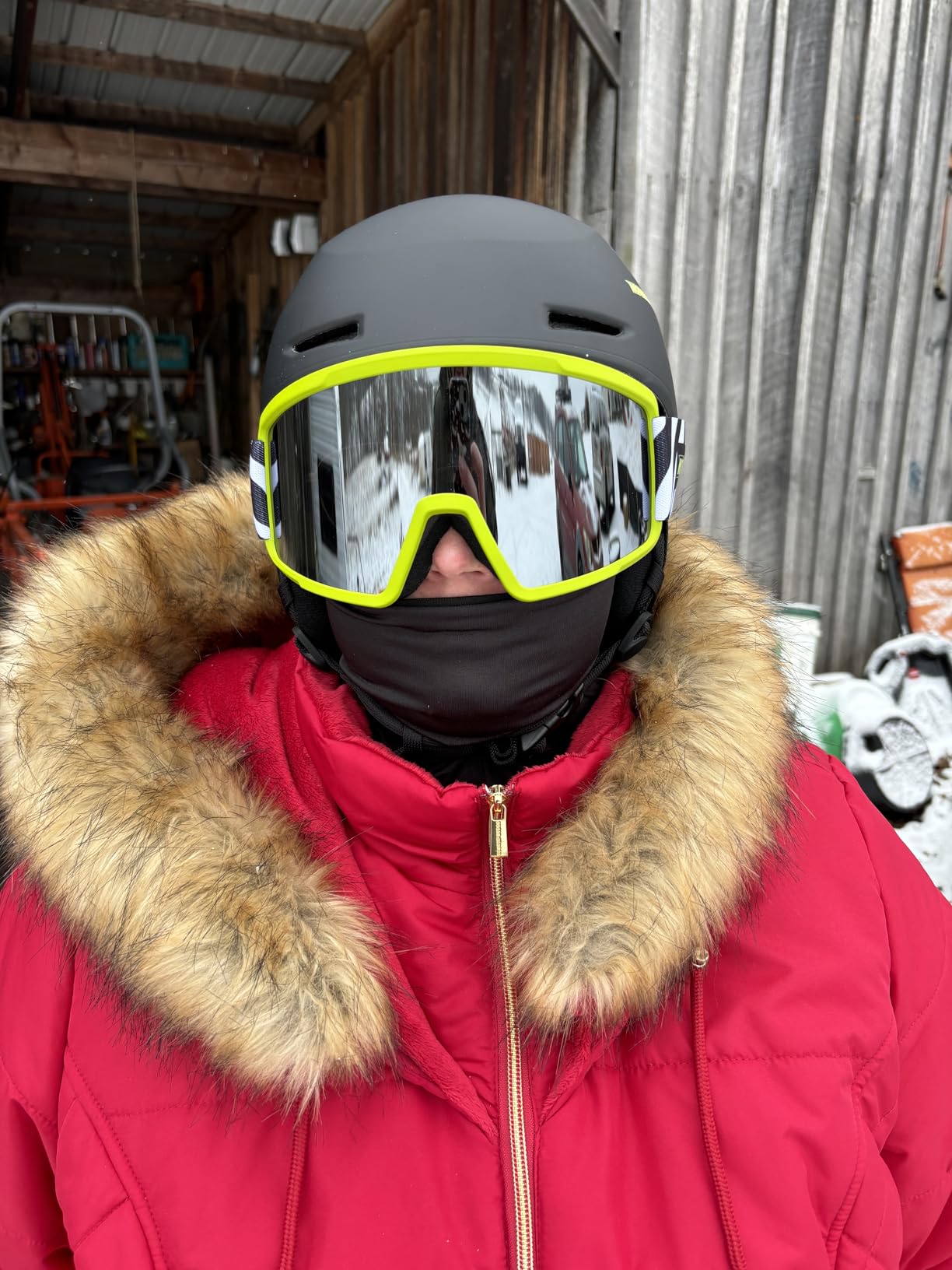 Ski Helmet with Ski Goggles for Men,Women & Kids - Adjustable Fit, Lightweight - Perfect for Youth, Adults, and Children, Skiing/Snowboarding customer photo 1
