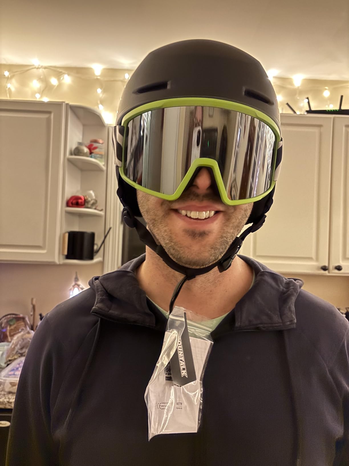 Ski Helmet with Ski Goggles for Men,Women & Kids - Adjustable Fit, Lightweight - Perfect for Youth, Adults, and Children, Skiing/Snowboarding customer photo 2