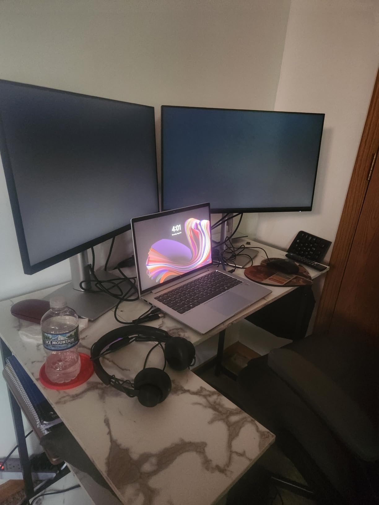 Pamray 40 Inch L Shaped Computer Desk with Reversible Side Storage Shelves, Small Corner Desk for Small Space Home Office, Writing Study Table PC Desk for Bedroom, White customer photo 2