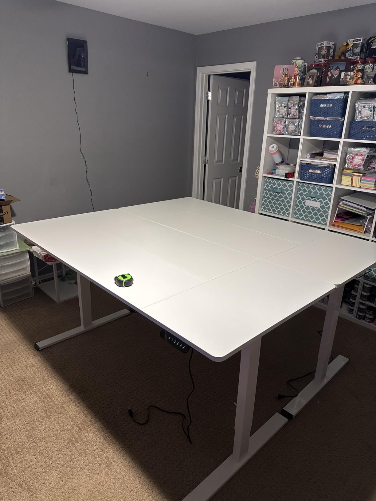 79''x31''Dual Motor Adjustable Large Standing Desk for Home Office customer photo 2