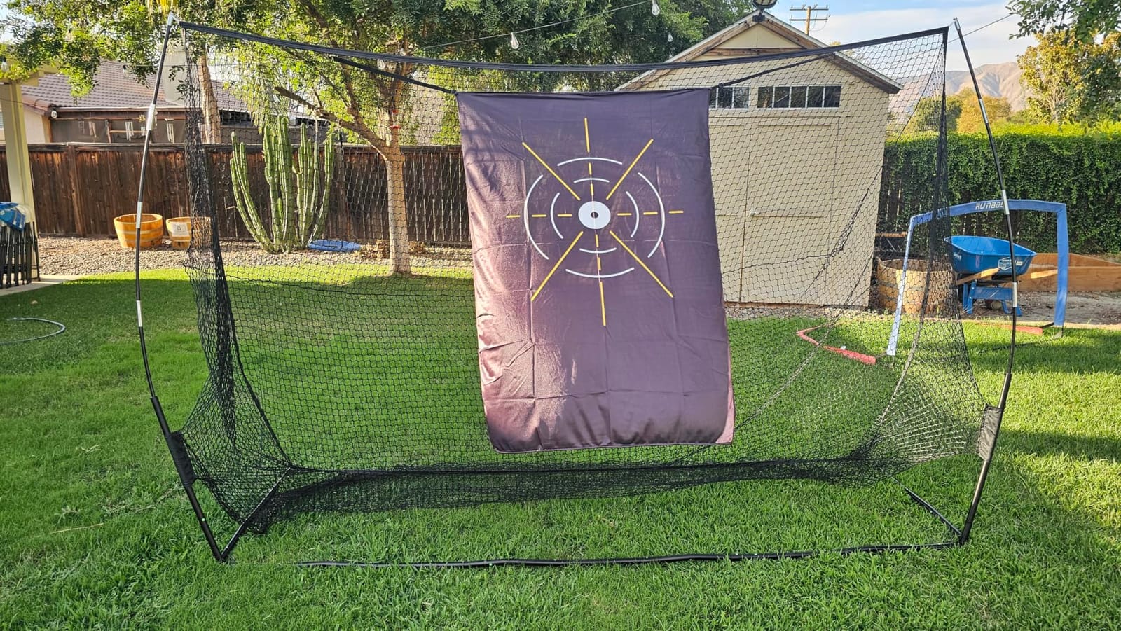 Mangostar Golf Net, 10x7ft Heavy Duty Golf Practice Net for Backyard customer photo 1