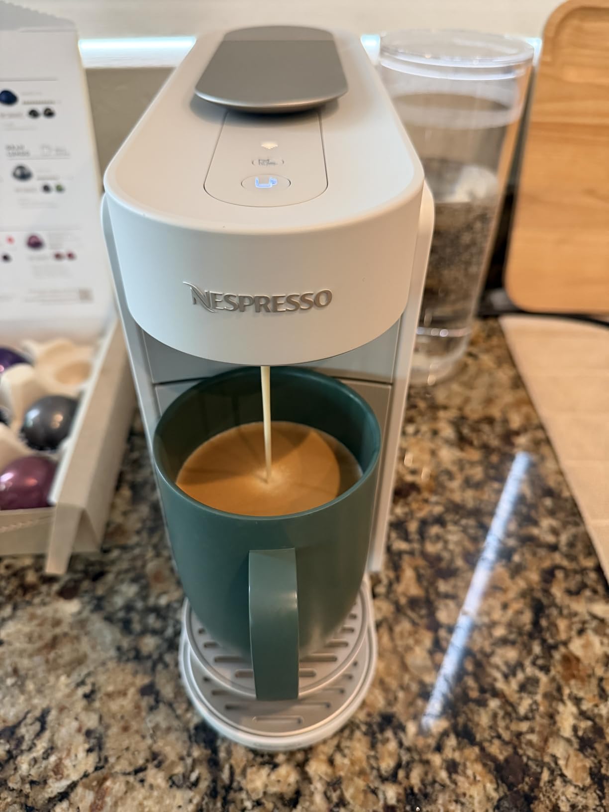 Nespresso Vertuo Up Coffee & Espresso Maker by De'Longhi, Grey customer photo 2
