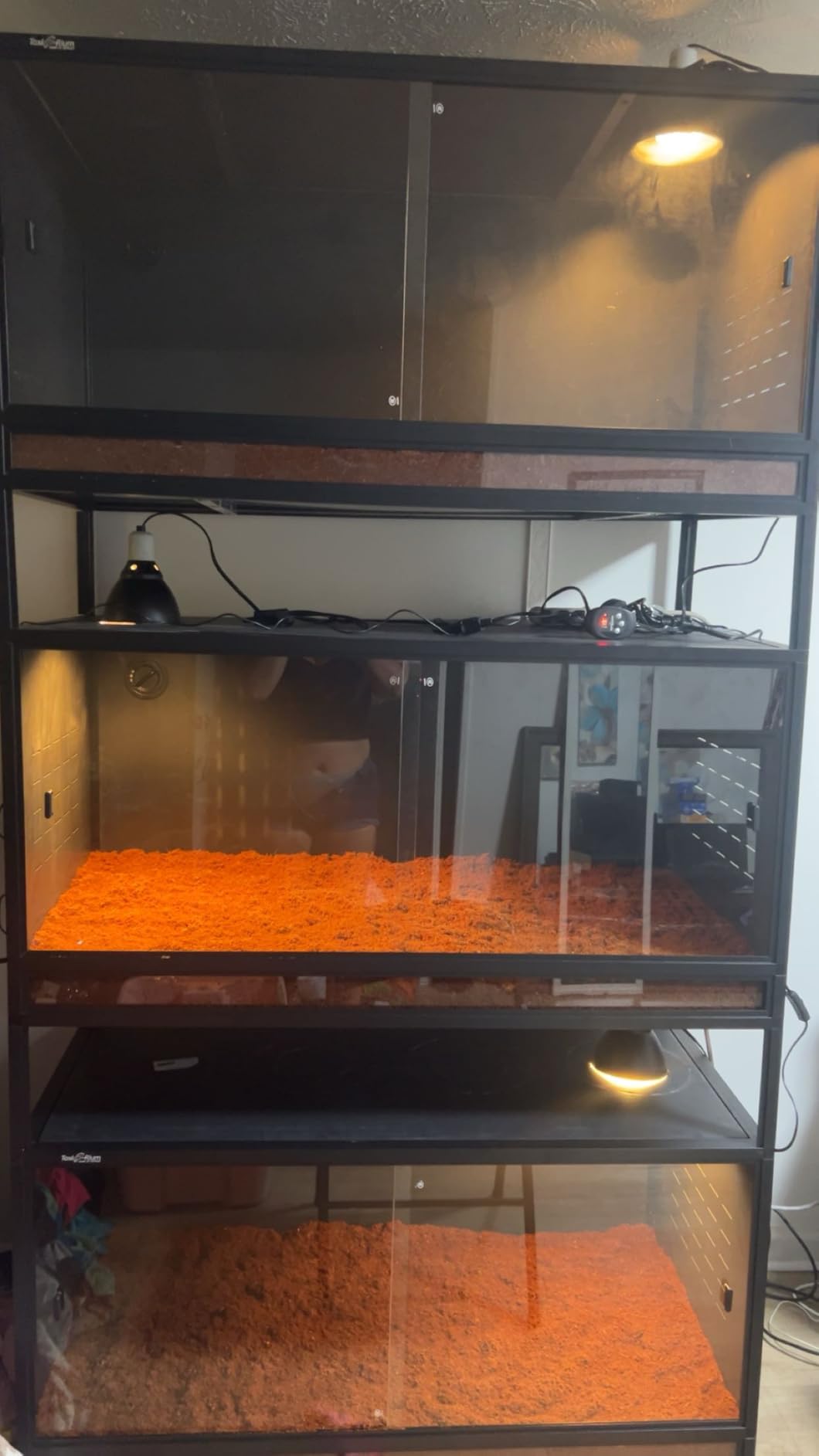 PVC Reptile Enclosure 3 Tier 40