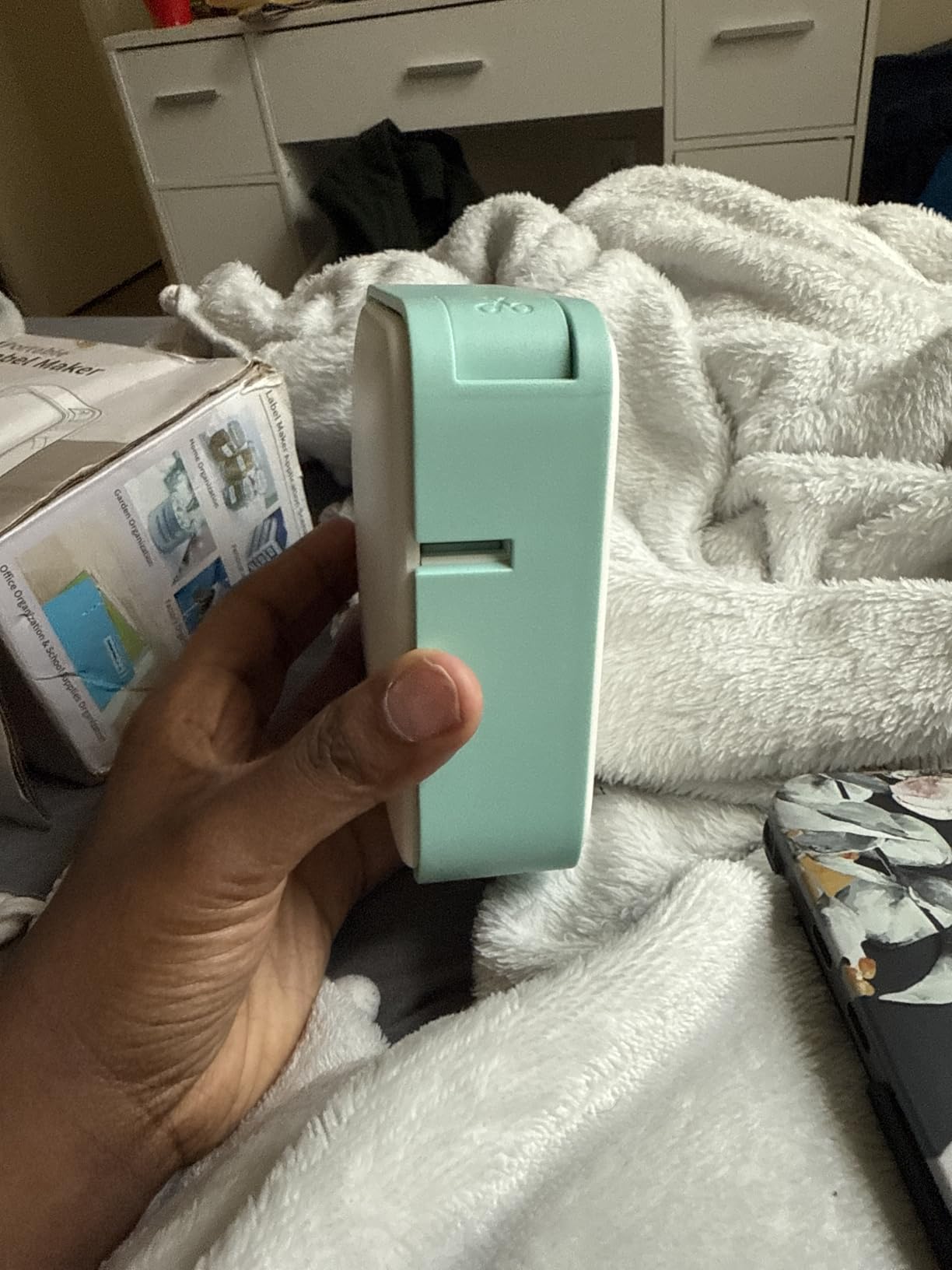 Heat Shrink Wire Label Maker, Bluetooth Industrial Label Machine with Tapes customer photo 1
