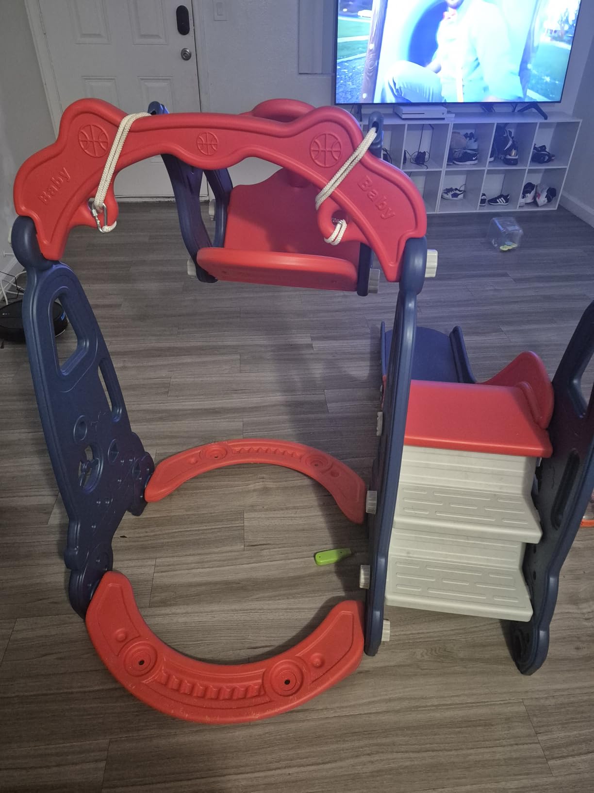 NYEEKOY 6 in 1 Toddler Slide and Swing Playset customer photo 1