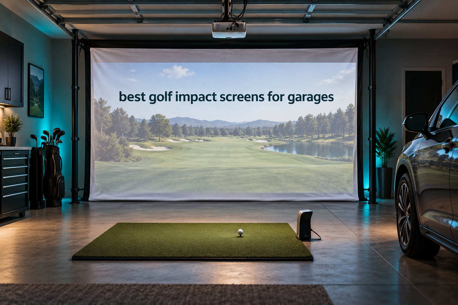 best golf impact screens for garages