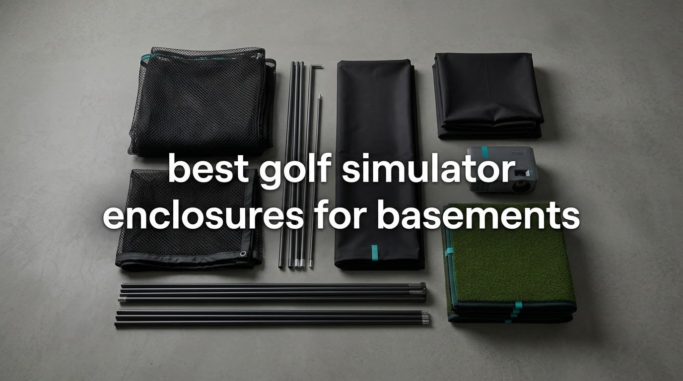 best golf simulator enclosures for basements