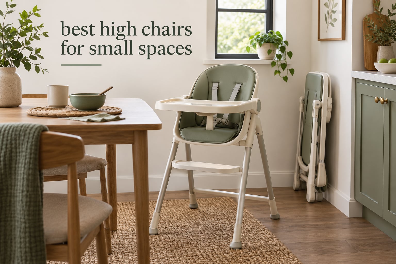 best high chairs for small spaces