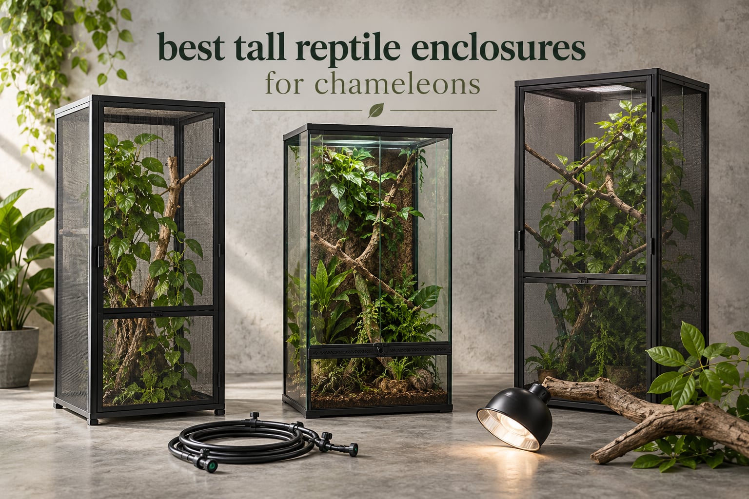 best tall reptile enclosures for chameleons
