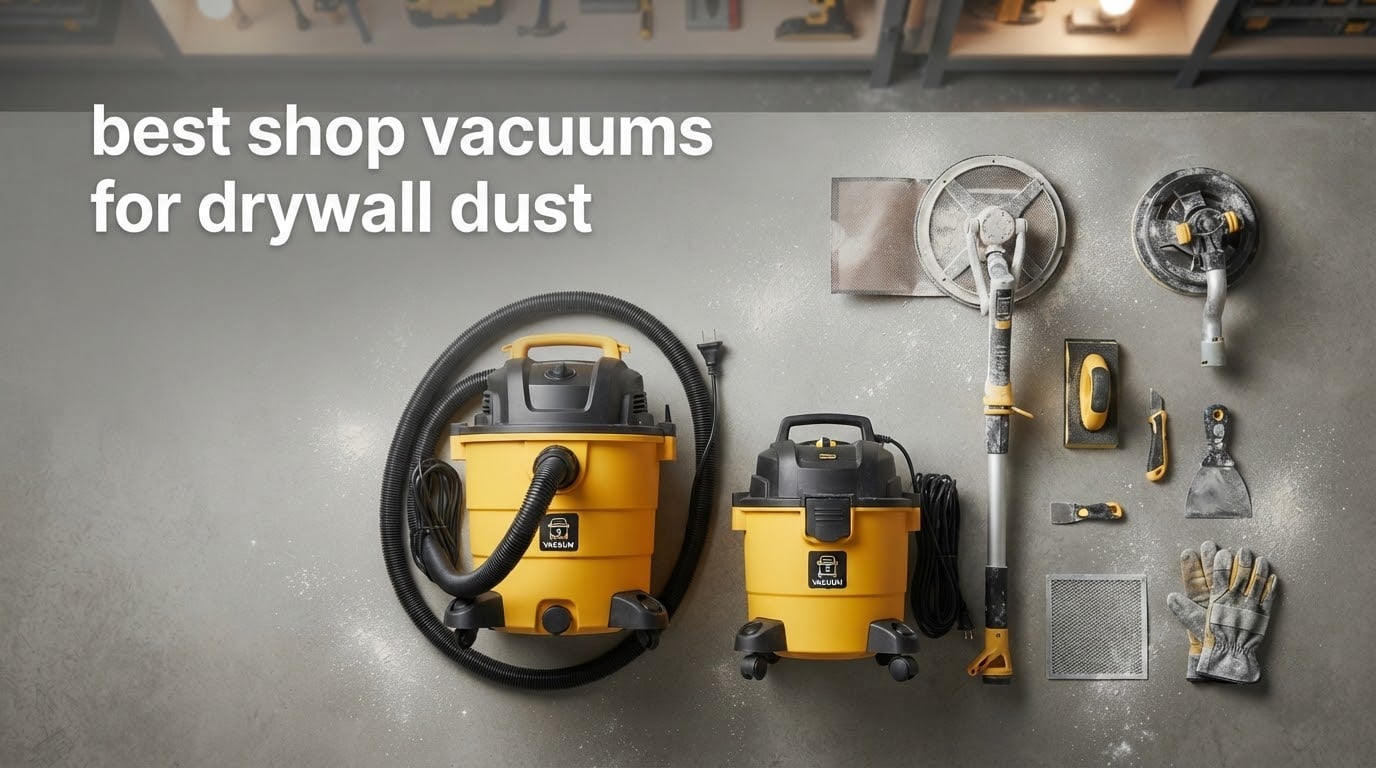 best shop vacuums for drywall dust