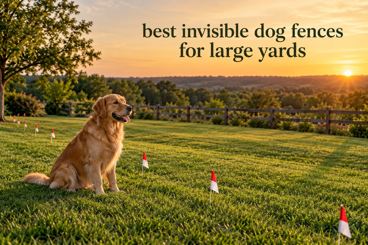 best invisible dog fences for large yards