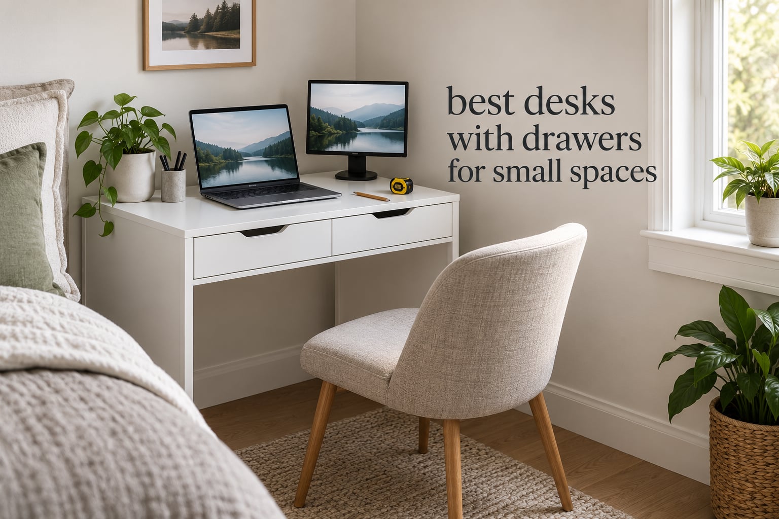 best desks with drawers for small spaces