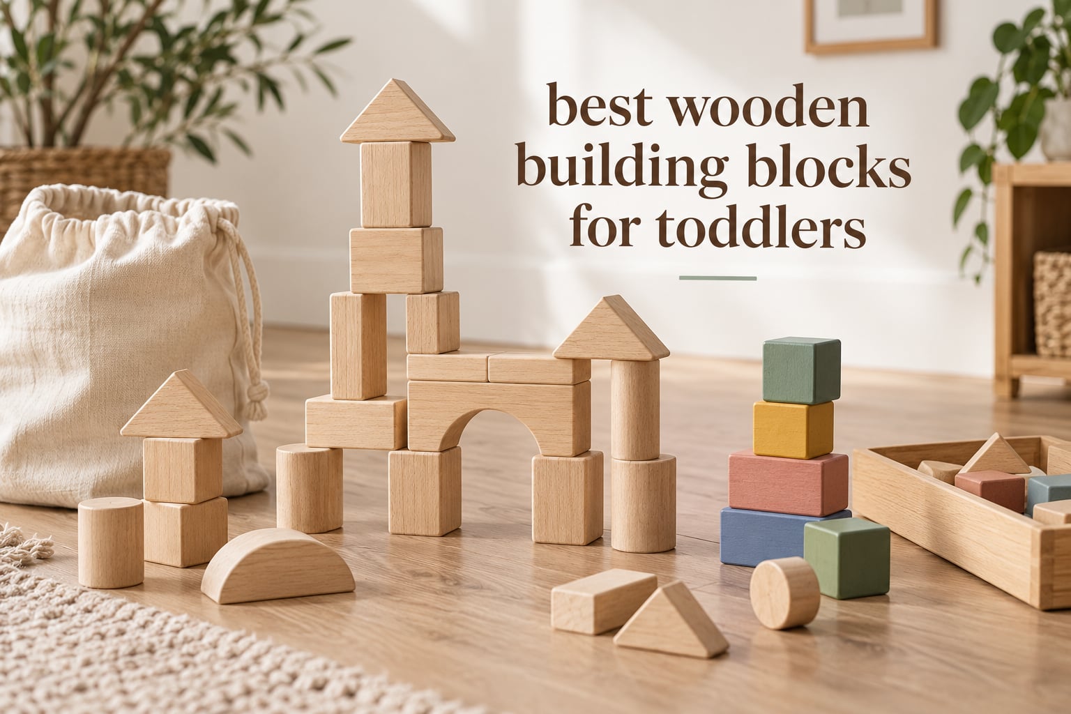 best wooden building blocks for toddlers