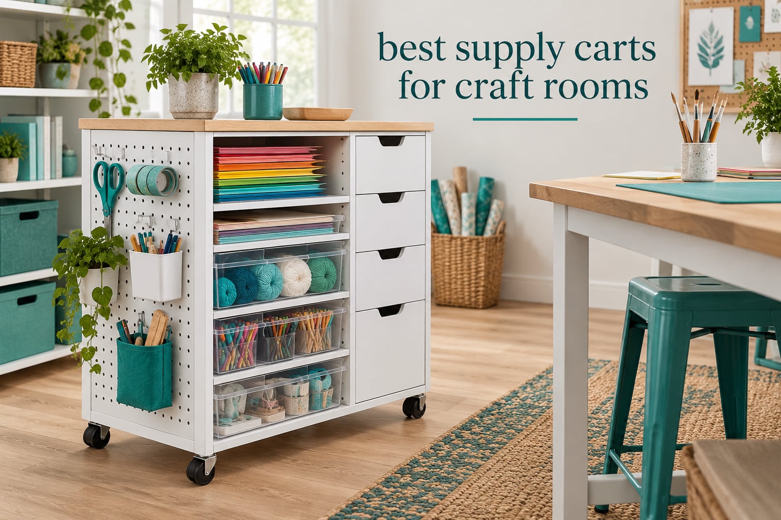 best supply carts for craft rooms