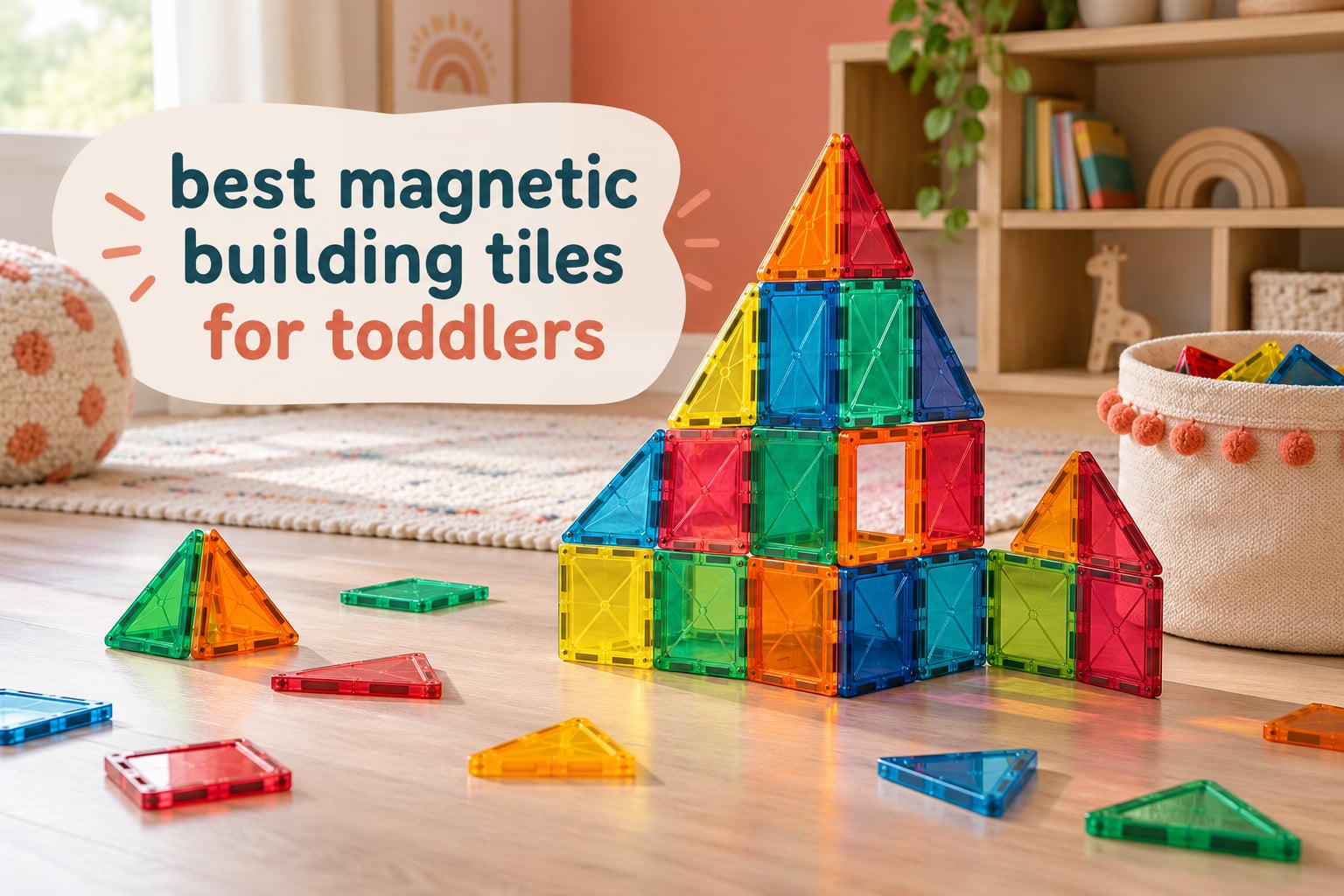 best magnetic building tiles for toddlers