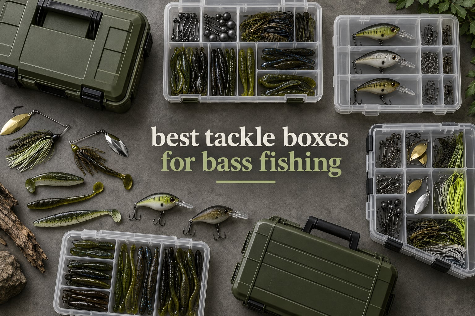 best tackle boxes for bass fishing