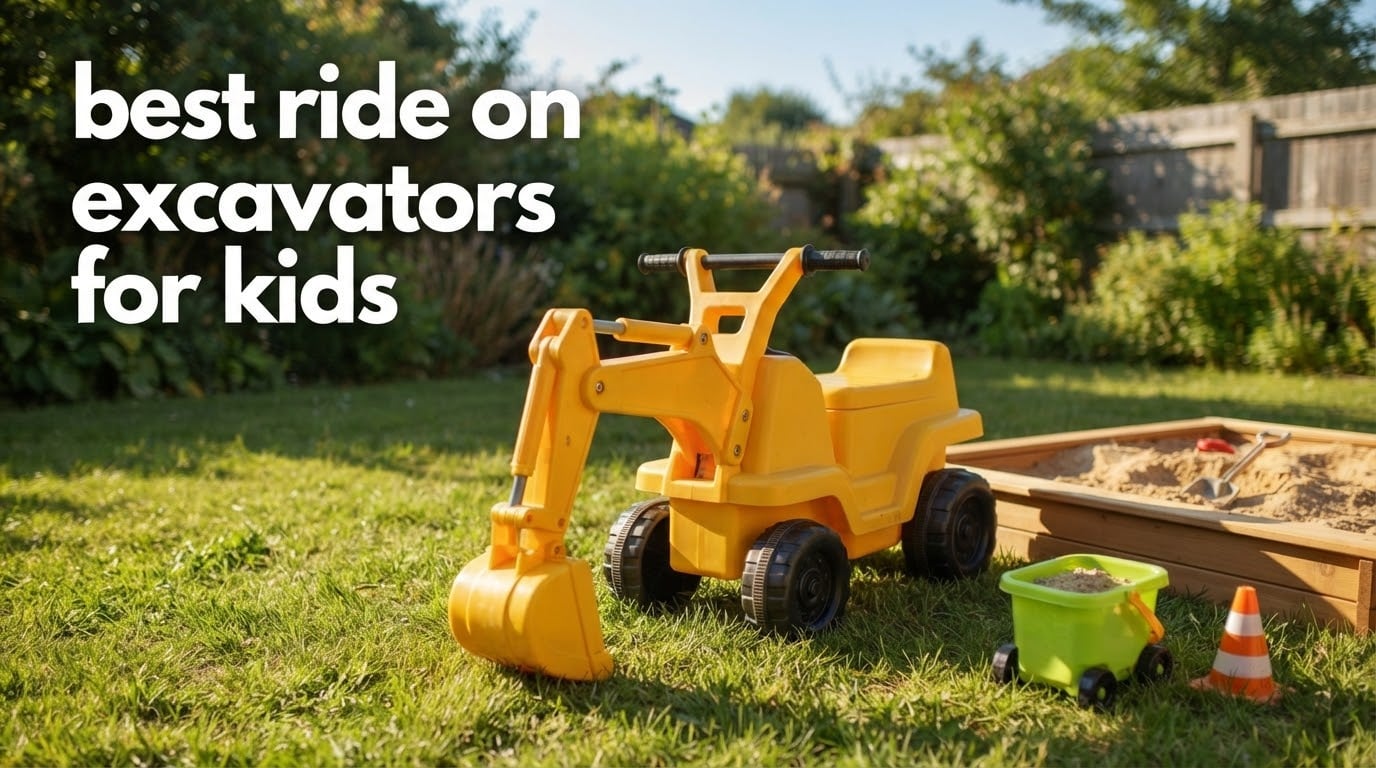 best ride on excavators for kids