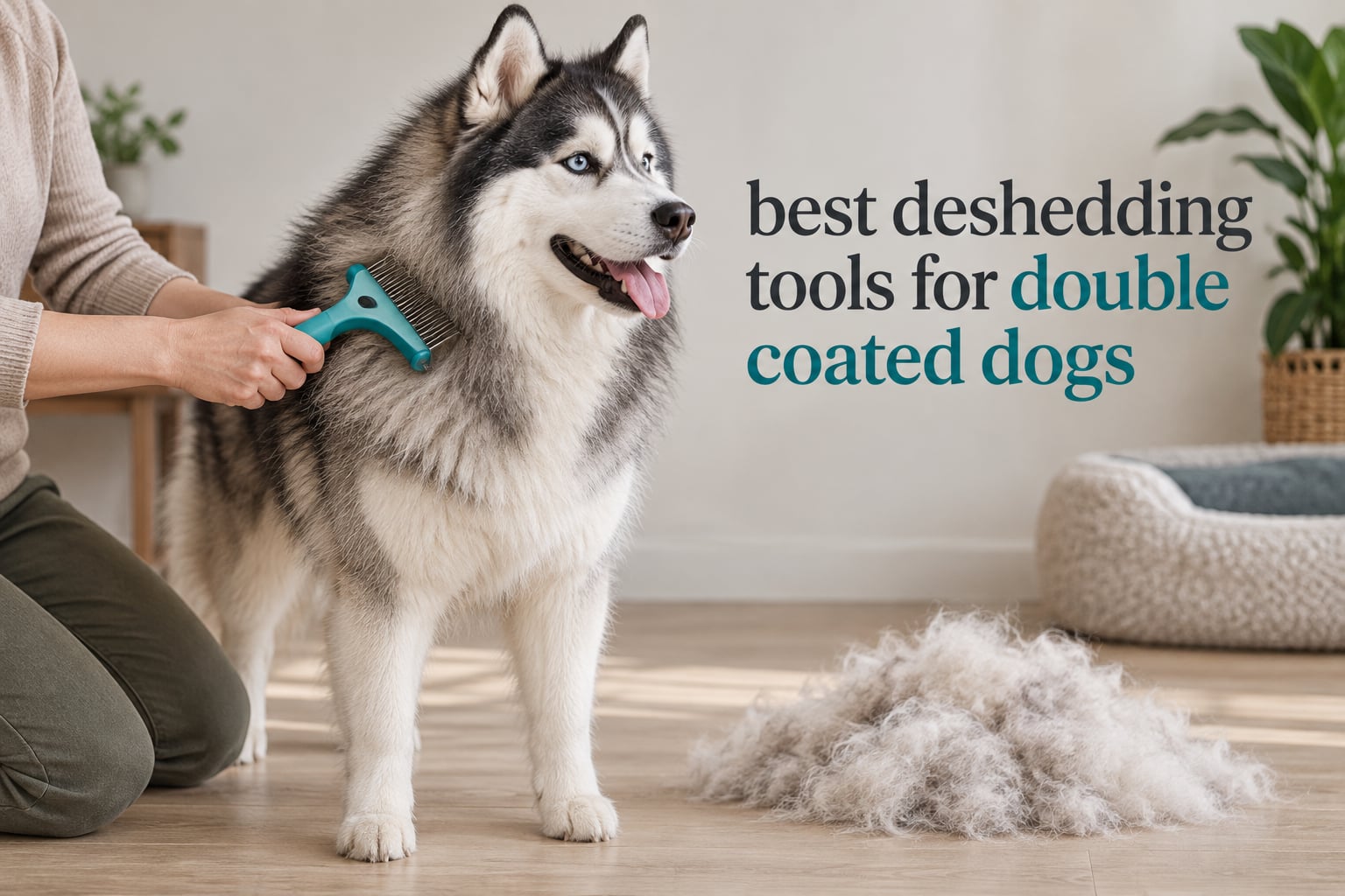 best deshedding tools for double coated dogs