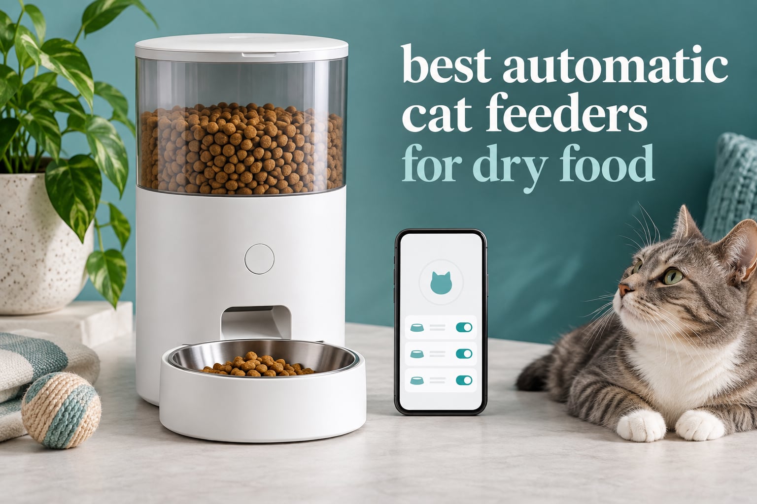 best automatic cat feeders for dry food
