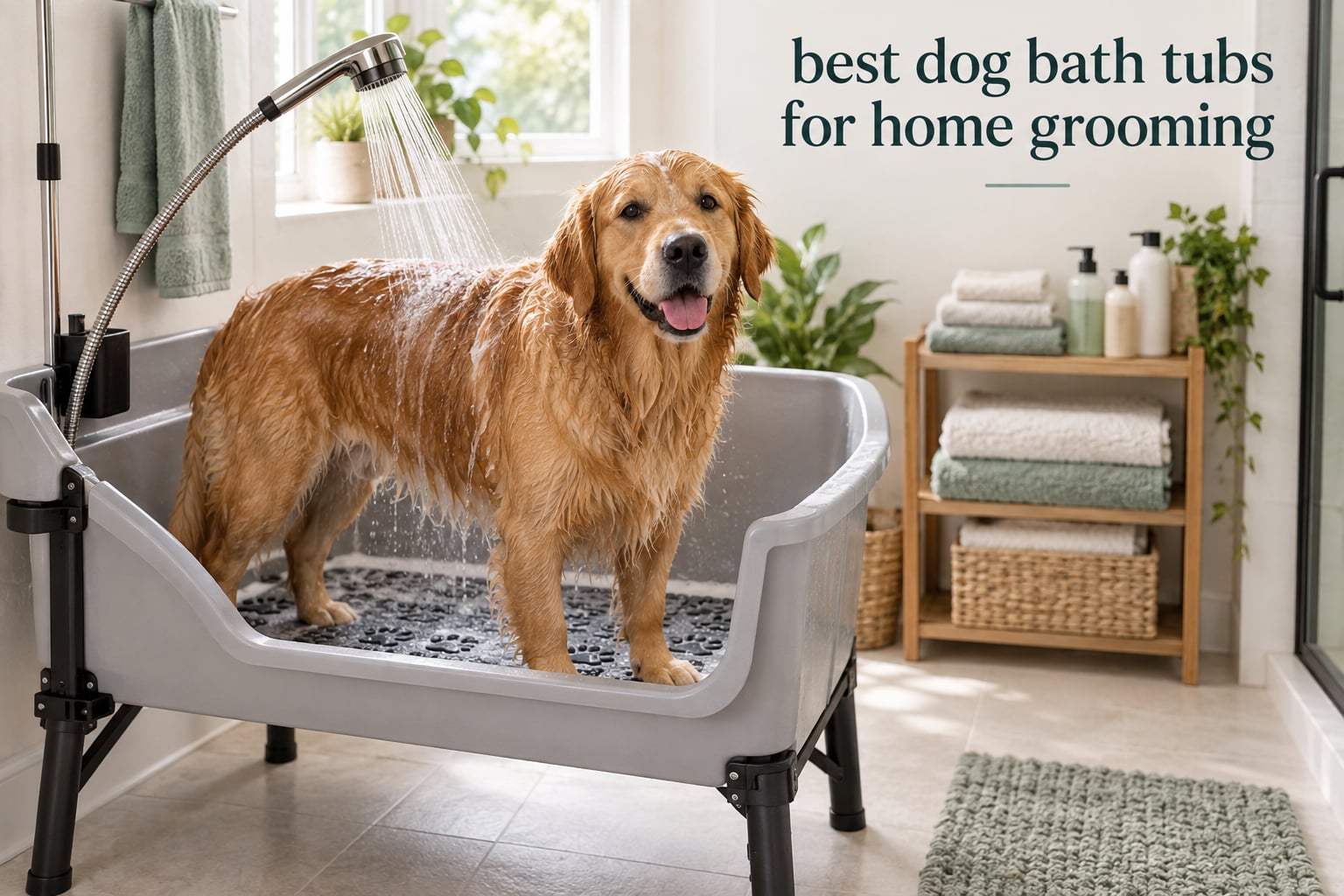 best dog bath tubs for home grooming