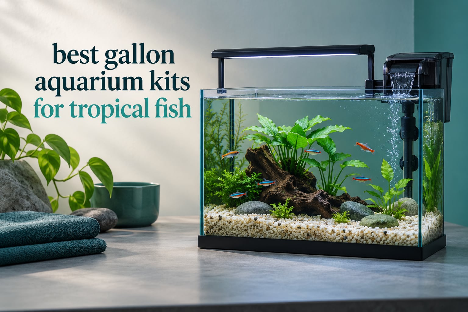 best 20 gallon aquarium kits for tropical fish