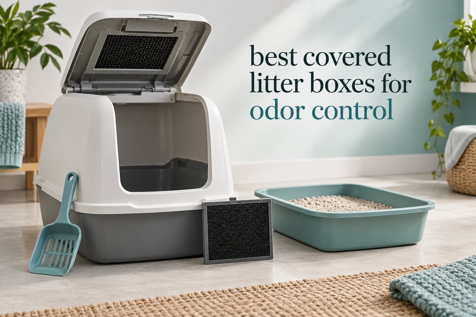 best covered litter boxes for odor control