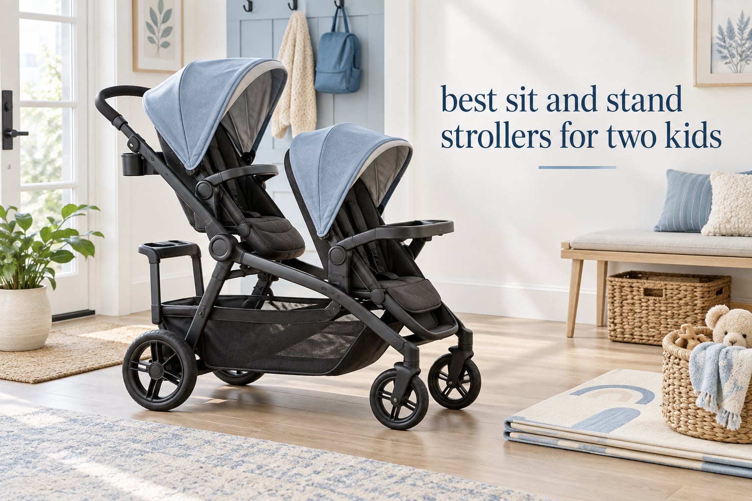 best sit and stand strollers for two kids