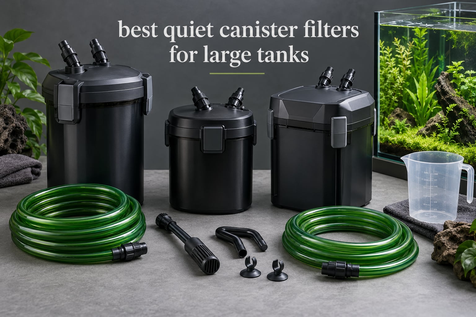 best quiet canister filters for large tanks