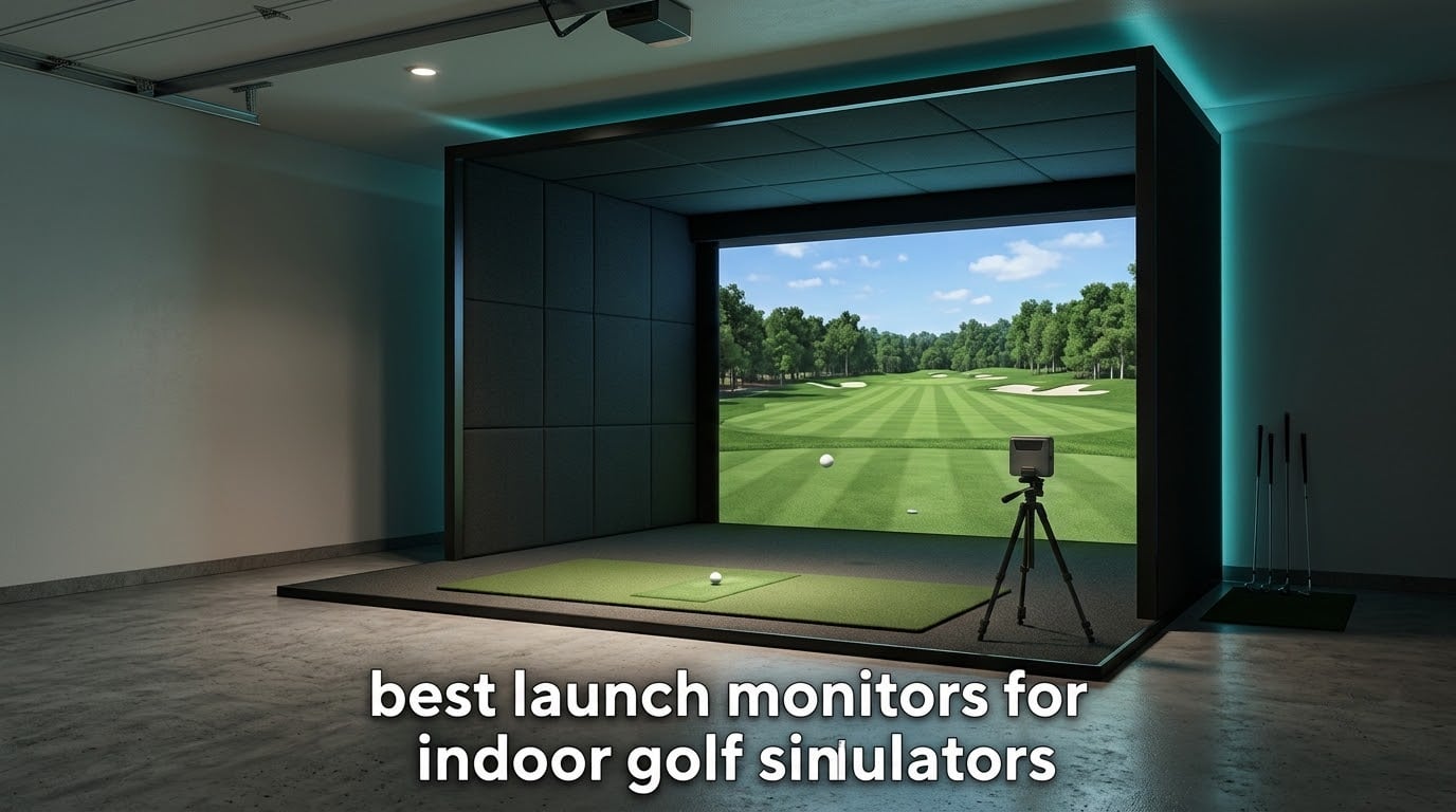 best launch monitors for indoor golf simulators