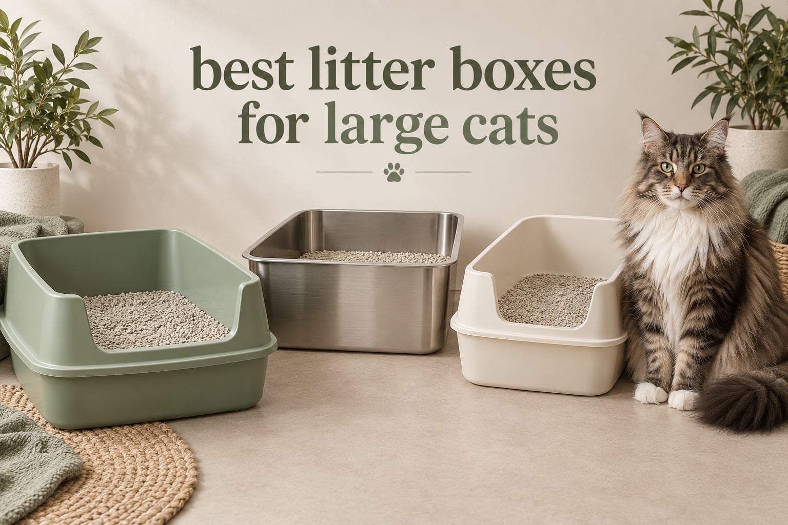 best litter boxes for large cats
