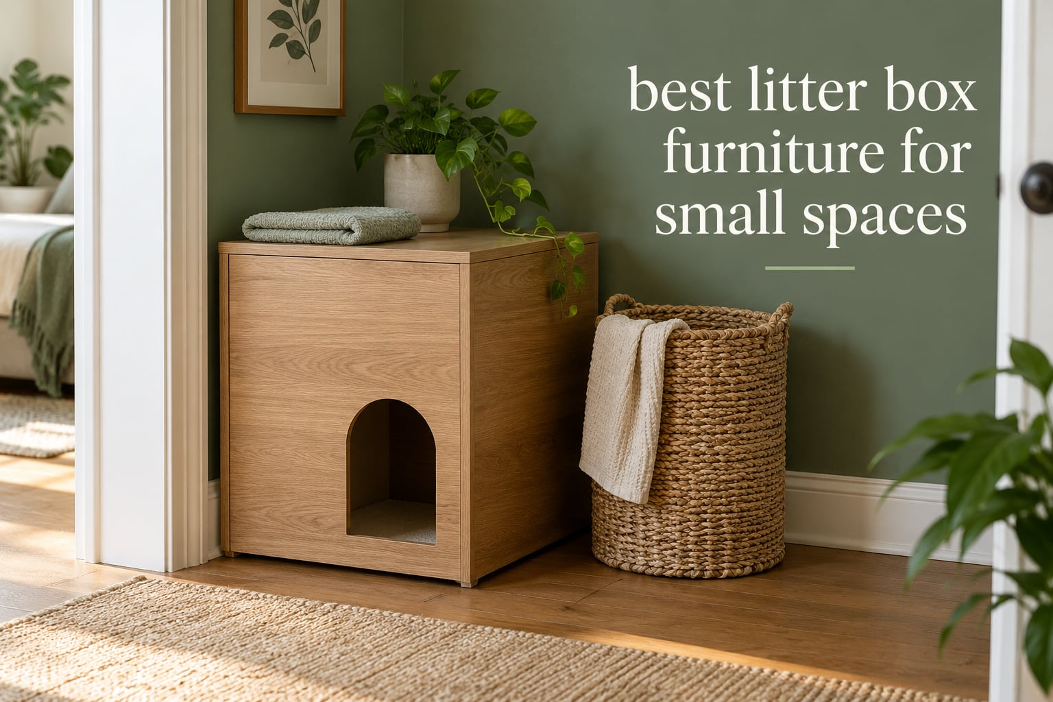 best litter box furniture for small spaces