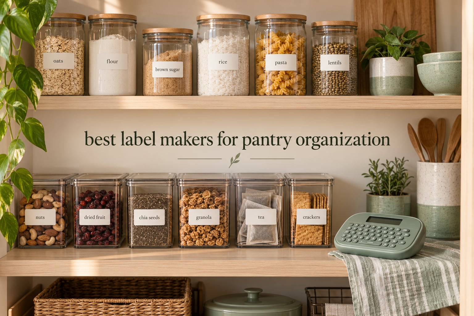 best label makers for pantry organization