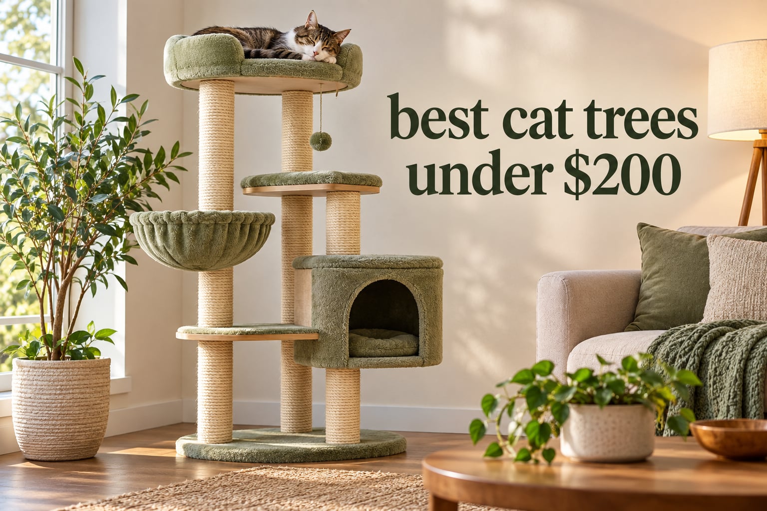 best cat trees under $200