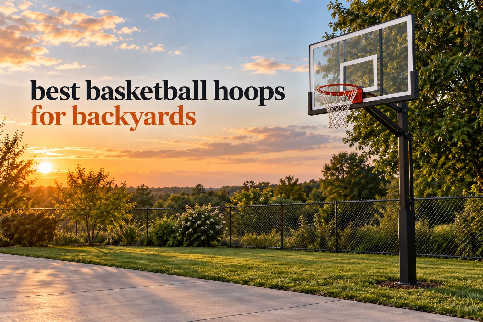 best basketball hoops for backyards