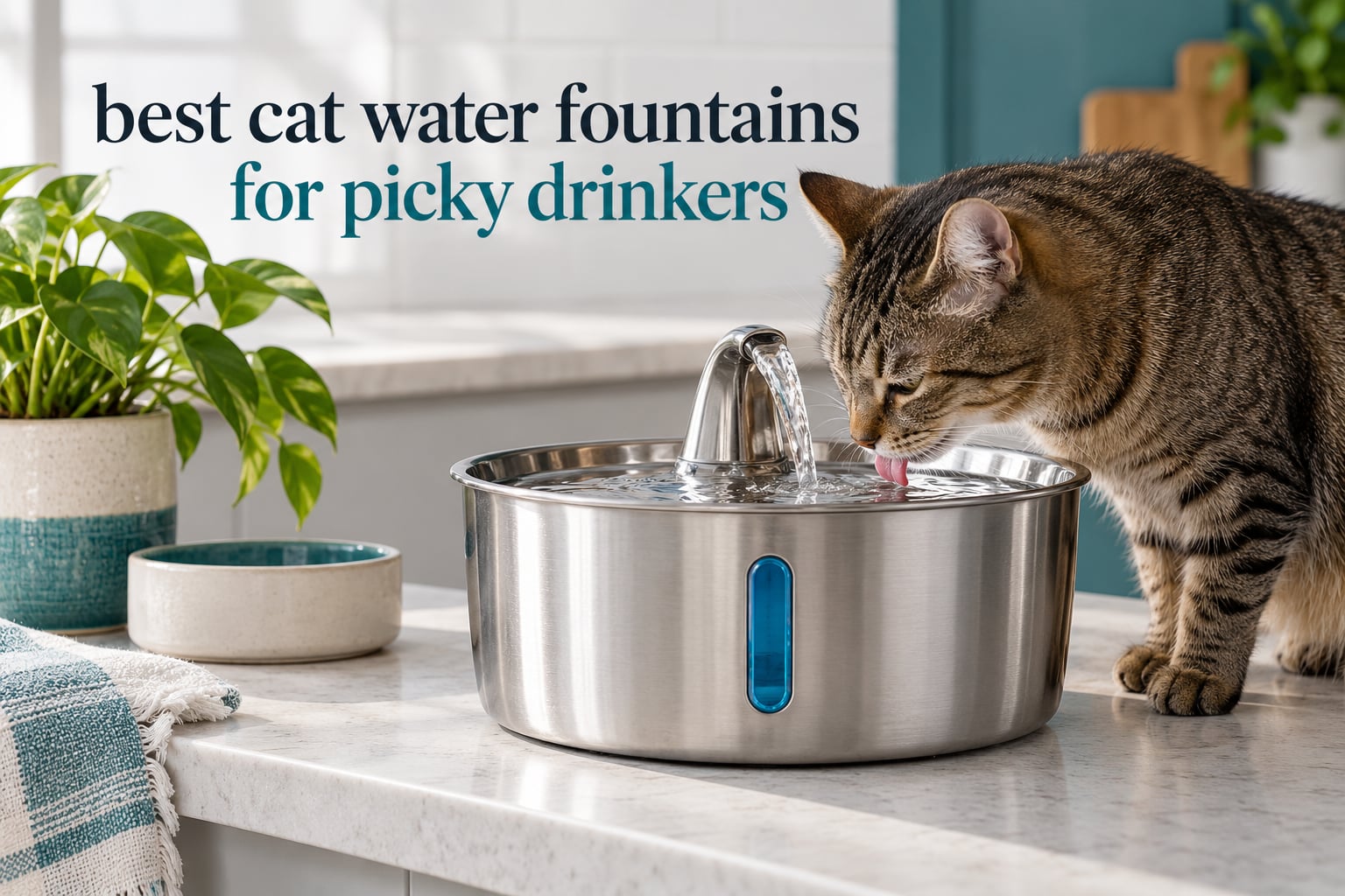 best cat water fountains for picky drinkers