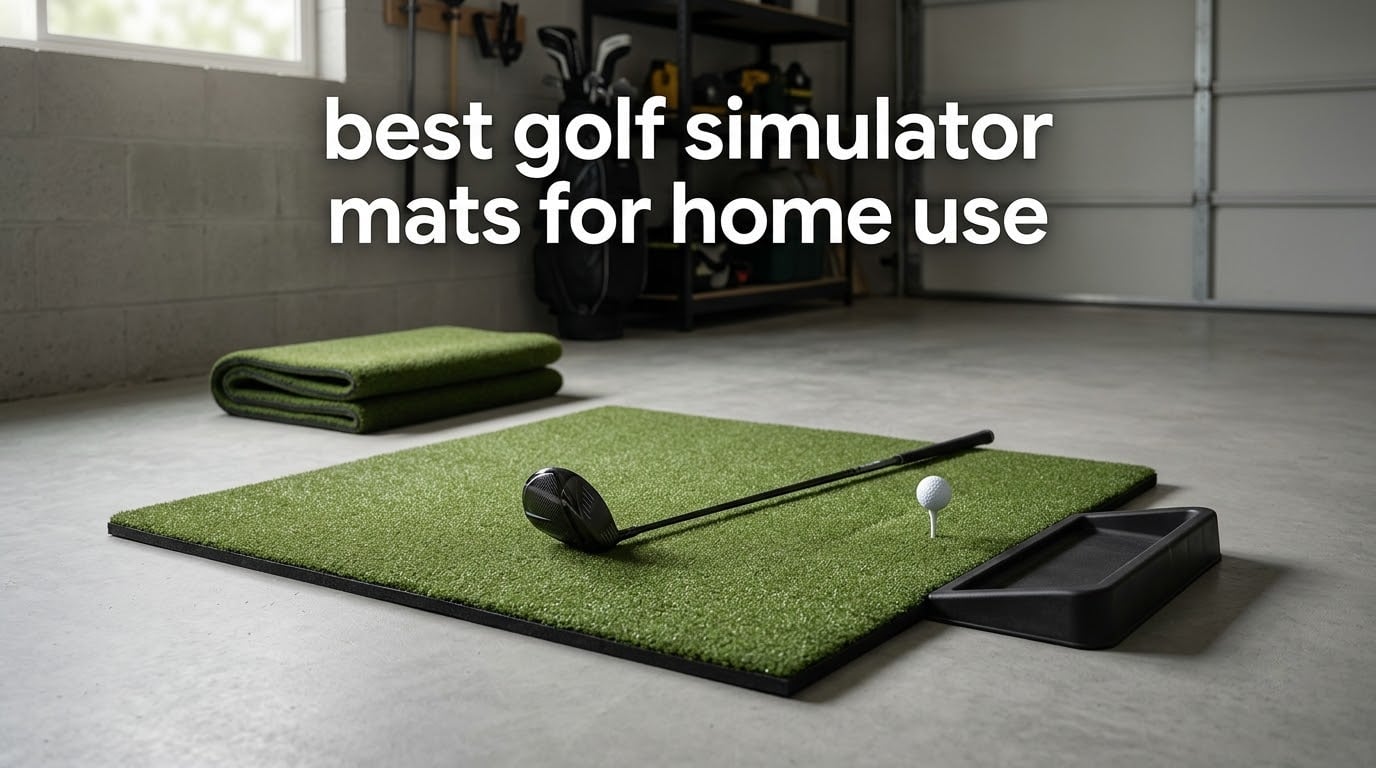 best golf simulator mats for home use