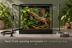 best front opening terrariums for crested geckos