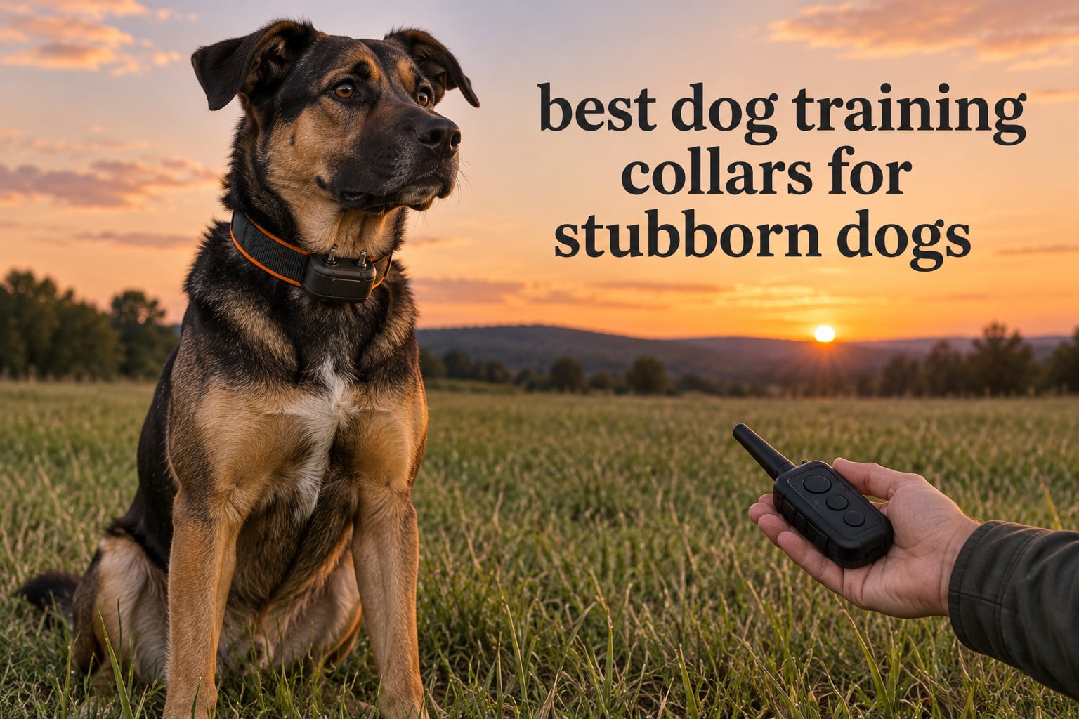 best dog training collars for stubborn dogs