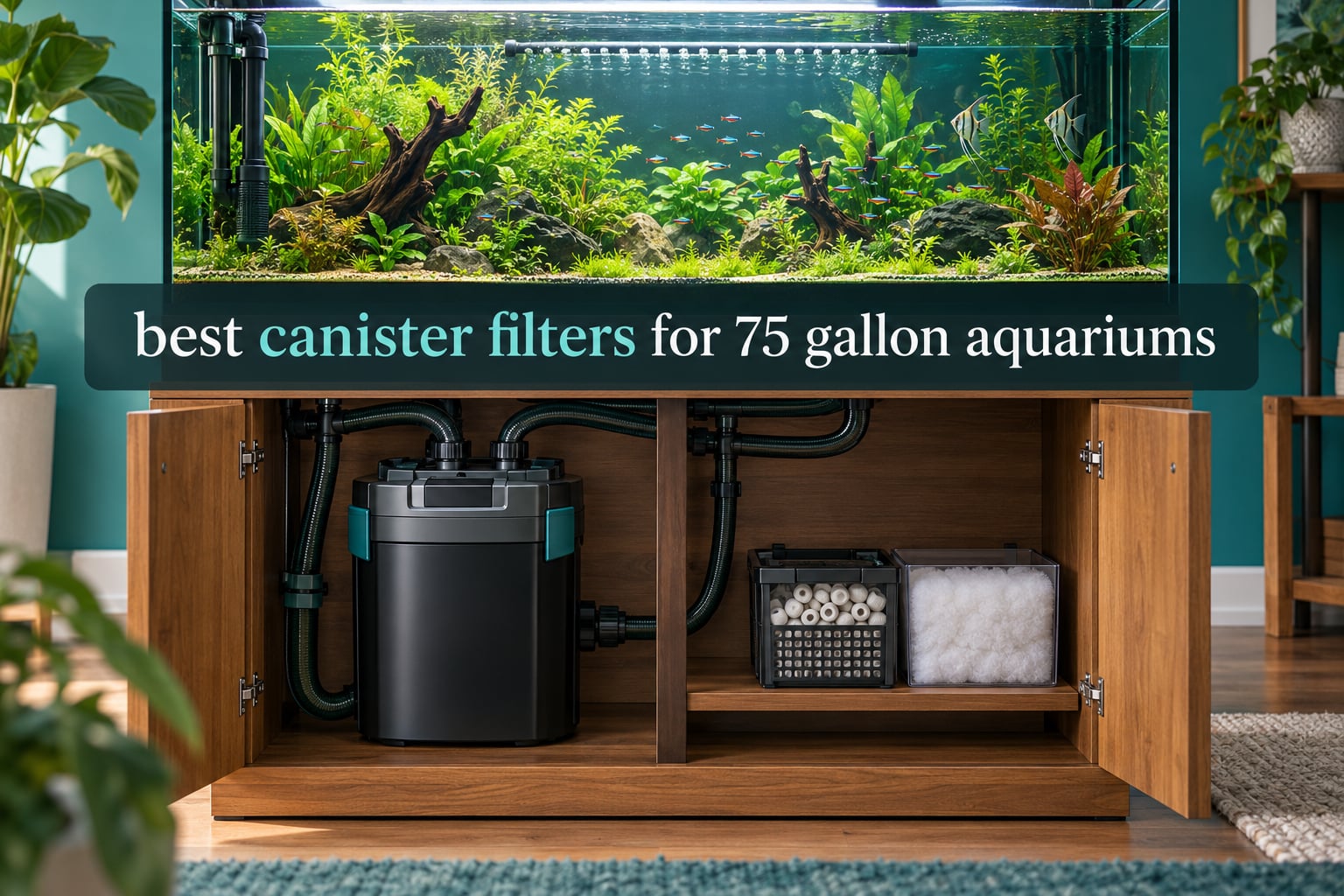 best canister filters for 75 gallon aquariums