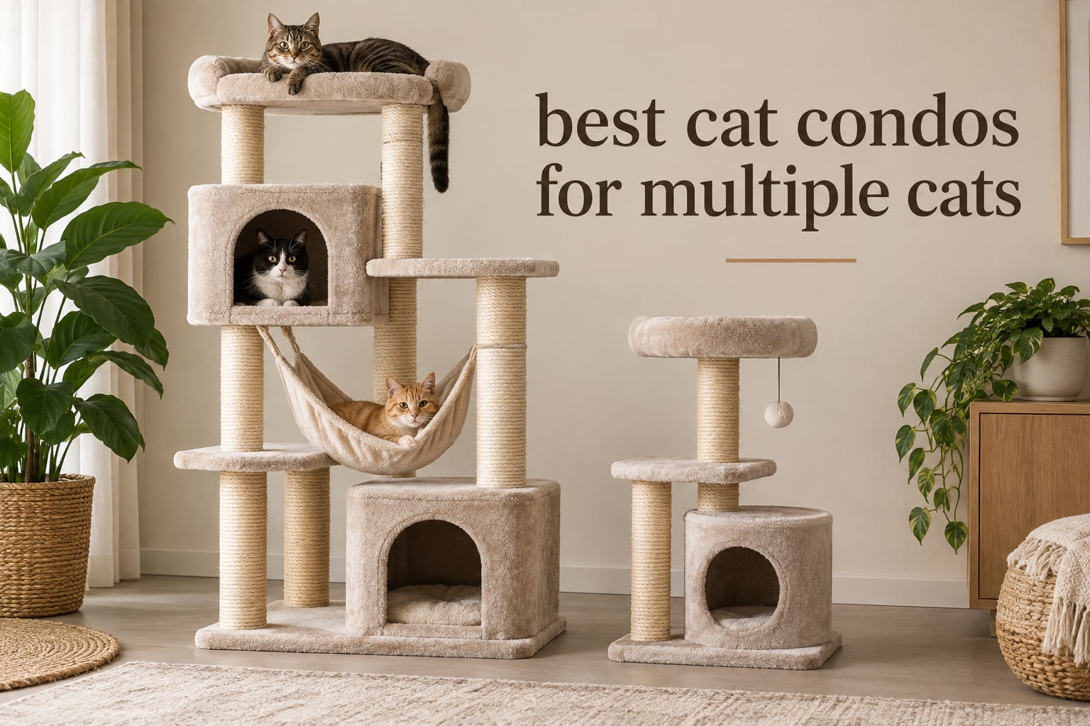 best cat condos for multiple cats