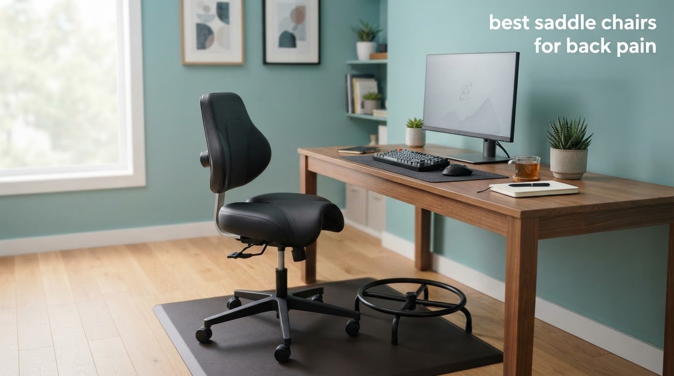 best saddle chairs for back pain