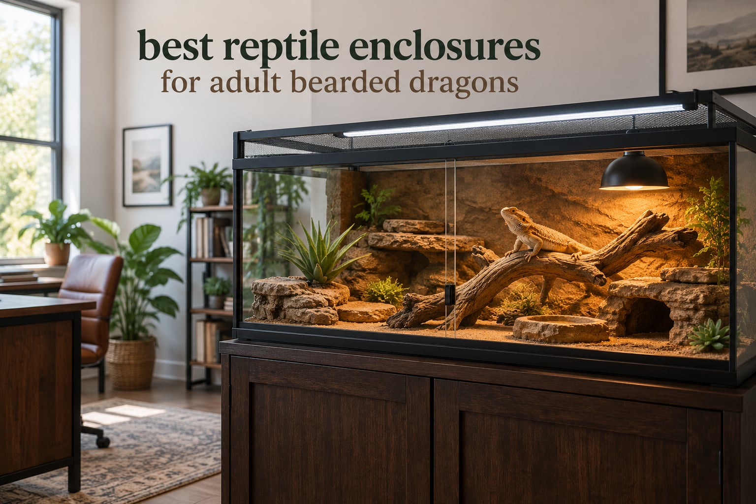 best reptile enclosures for adult bearded dragons
