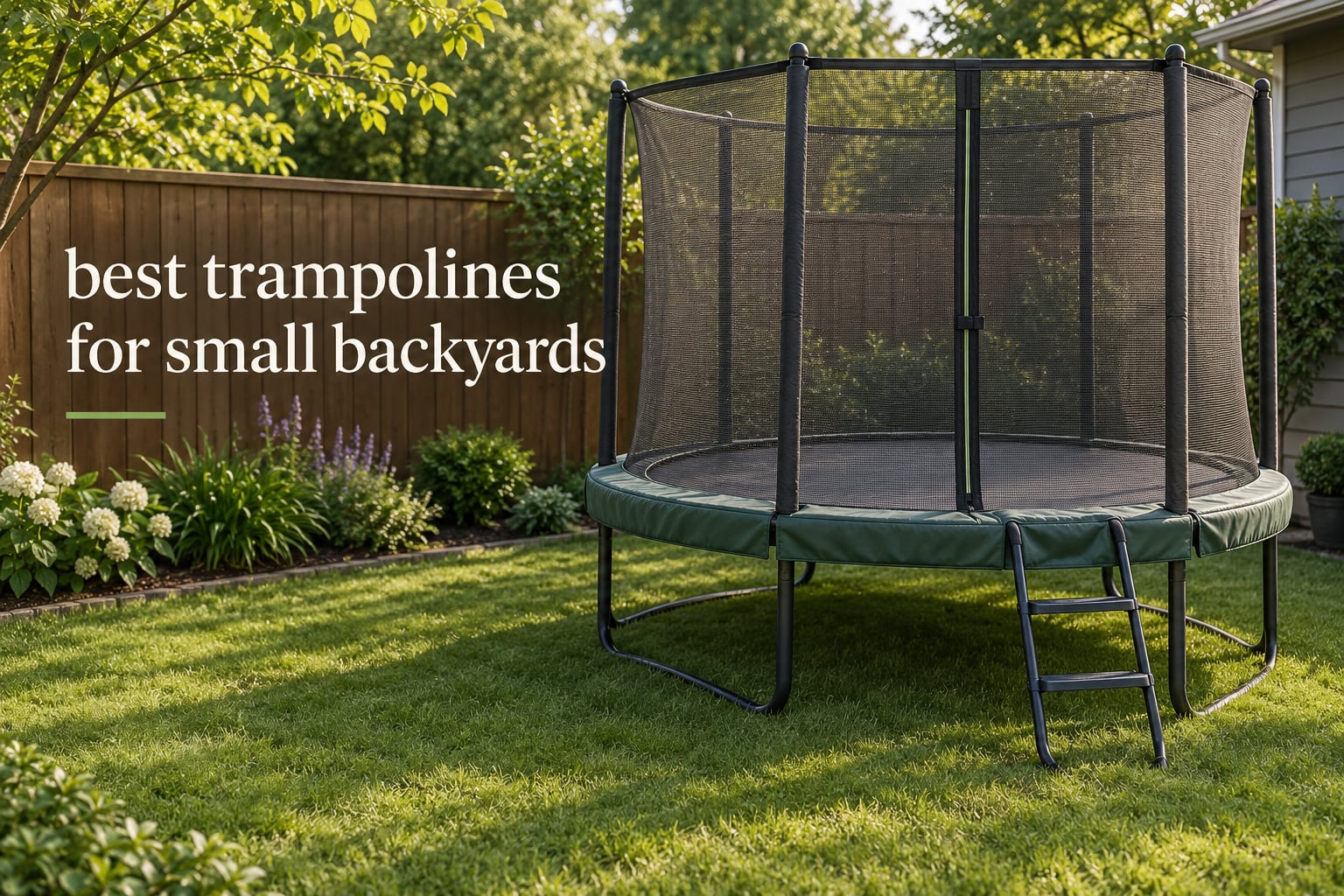 best trampolines for small backyards
