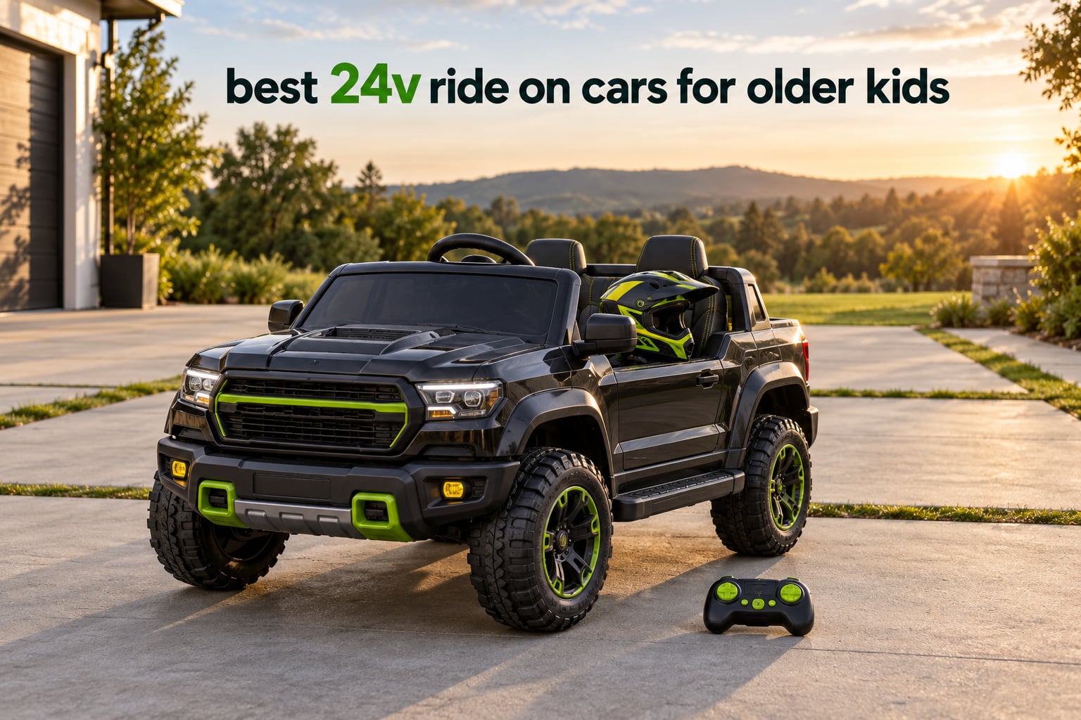 best 24v ride on cars for older kids