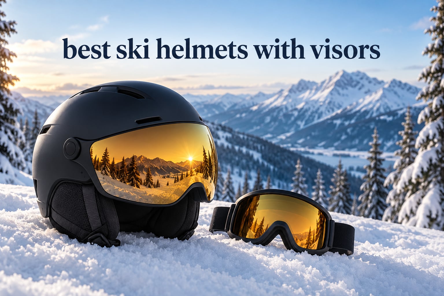 best ski helmets with visors