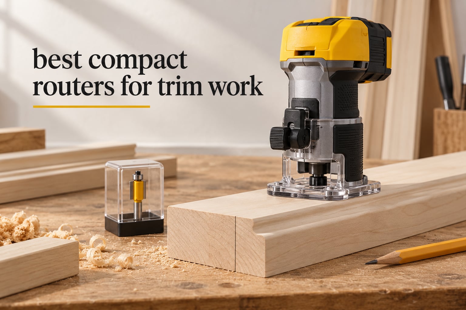 best compact routers for trim work